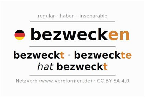 bezwecken|German